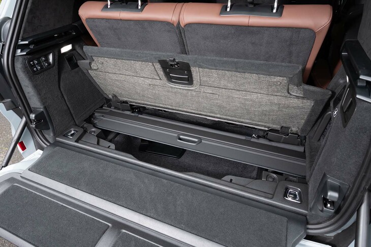 荷室の床下にはトノカバーがスマートに収納できる。