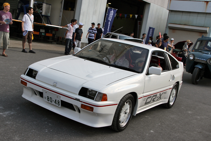 1986年「ホンダ・バラードスポーツCR-X PRO無限仕様」。タミヤからプラモデルとラジコンがリリースされていた、初代CR-Xの人気モデル。