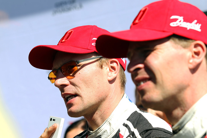 ラリー・フィンランドで3度の優勝経験を持つ、トヨタのヤリ‐マティ・ラトバラ。ドライバーズランキング3位でフィンランド・ラリーに臨んだ。