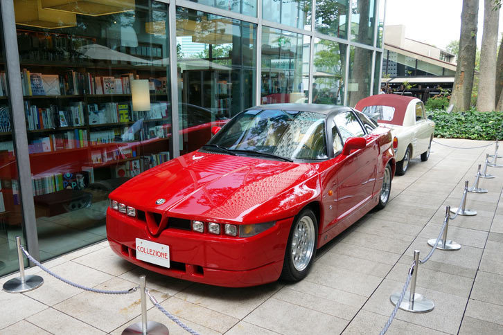 ザガートがデザインを手がけた「アルファ・ロメオSZ」。「75」をベースとした後輪駆動のスポーツクーペだ。