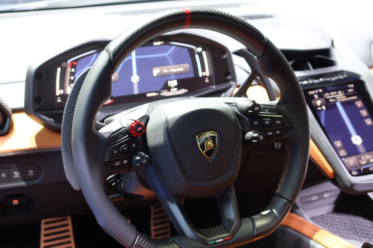 ランボルギーニ・テメラリオ（ステアリングホイール）