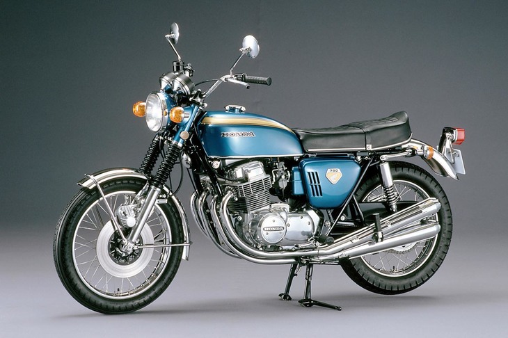 1969年にデビューした、ホンダの象徴的モデル「CB750FOUR」。「ホンダ・ヘリテイジ・パーツ」の名で、純正部品が販売されている。