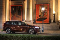 2日目に試乗した「CX-80 XDハイブリッド プレミアムモダン」。「プレミアムスポーツ」と並ぶCX-80の最上級グレードだ。