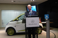 メルセデス・ベンツ日本のニコラス・スピークス代表取締役社長。