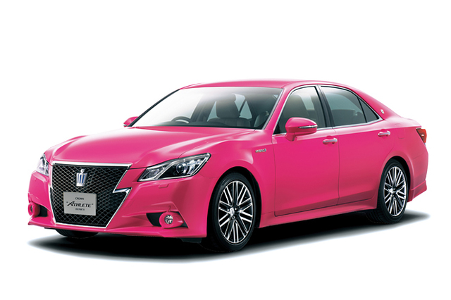 トヨタ クラウン にピンクの特別仕様車 ニュース Webcg