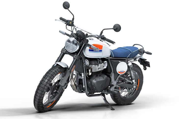 ロイヤルエンフィールド・ベア650（ボードウォーク・ホワイト ※以下、カッコ内は車体色の名称）