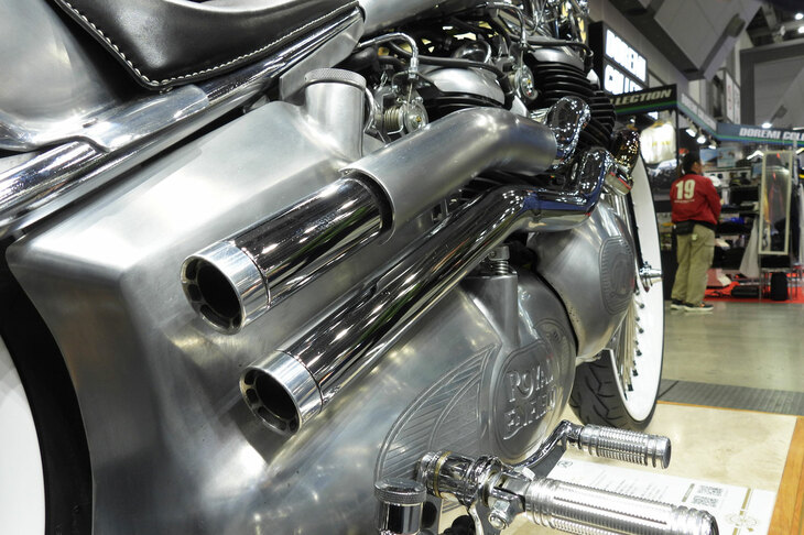 CUSTOM WORKS ZONの手になるカスタムバイク「VITA（ヴィタ）」。