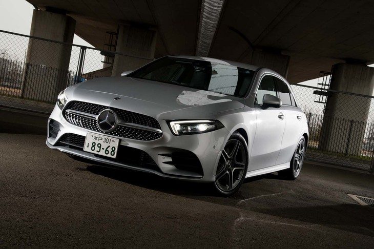 2019年3月現在、「Aクラス」にはベーシックな「A180」と装備充実仕様の「A180スタイル」がラインナップされている。今回は後者に試乗した。