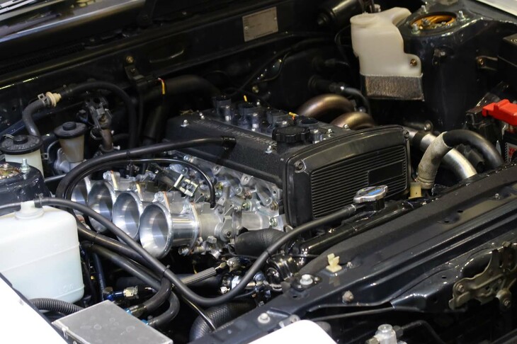 佐々木雅弘選手用スプリンタートレノ（エンジン）