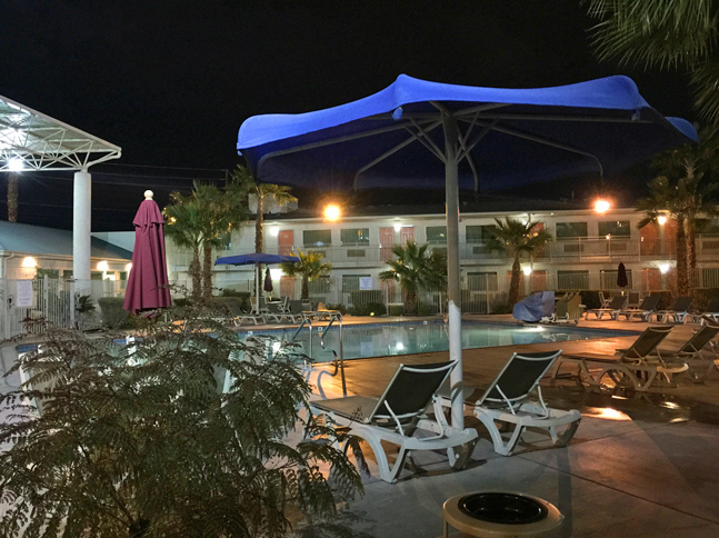 今回ラスベガスで投宿したモーテル。