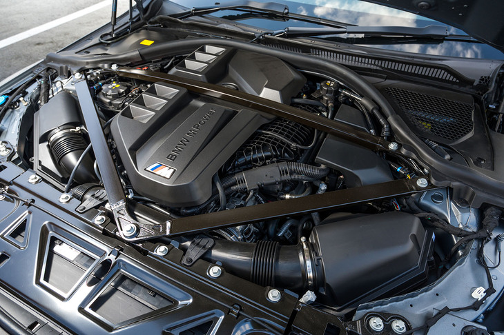 S58型3リッター直6ツインターボエンジンは最高出力480PS、最大トルク600N・mを発生。従来よりも20PSと50N・m強力になった。