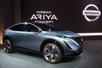 日産は東京モーターショー2019でアナウンスされた2台に注目。まずはEVの「アリア コンセプト」。