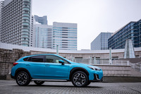 今回試乗した「XVアドバンス」のボディーサイズは全長×全幅×全高＝4475×1800×1575mm、ホイールベース＝2670mm。これはマイナーチェンジ前と同一の数値となる。