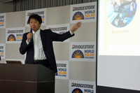 東海大学チームの概要について説明した木村英樹総監督。3度目の優勝を目指して新型車両を開発中だという。