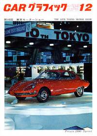 『CARグラフィック』1963年12月号の表紙を飾った、スカリオーネと井上猛氏のコラボレーションによる「スカイライン1900スプリント」。スカイラインスポーツと同じグロリア用シャシーに流線型のボディを載せたもので、同年の第10回全日本自動車ショー（TOKYO MOTOR SHOW）に参考出品された。