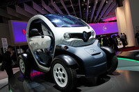 ルノーが公開した「Twizy（トゥイジー）」。