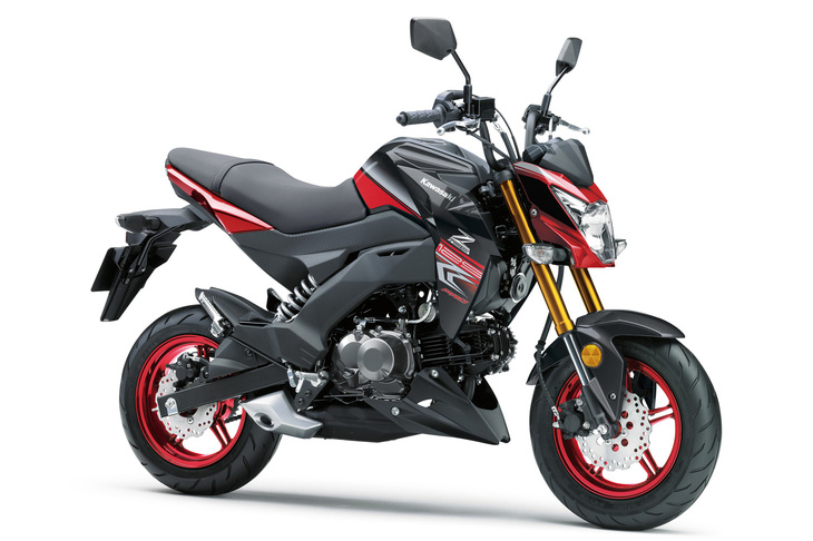 2018年3月に登場した「カワサキZ125プロ」。カワサキのネイキッドスポーツモデルである“Z”シリーズの“末弟”にあたる。