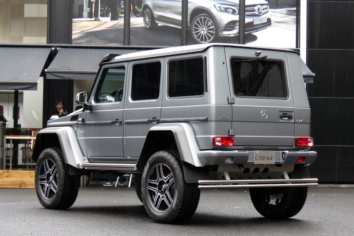 専用設計の足まわりやオーバーフェンダーの採用などにより、ボディーサイズは全長×全幅×全高＝4520×2100×2240mmとなっている。