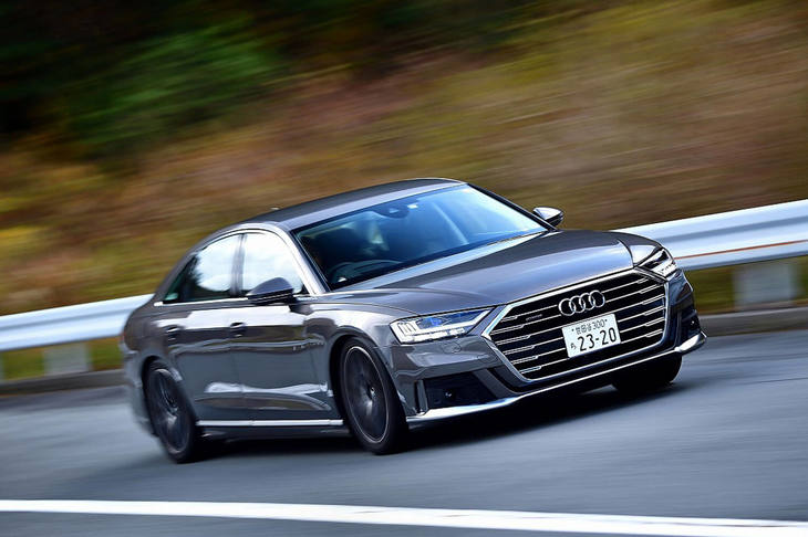 「A8」の走りもすばらしかった。