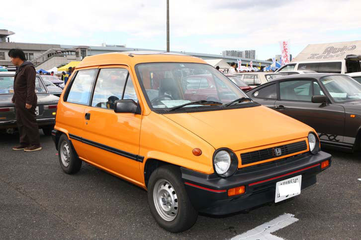 1983年式（昭和58年式）「ホンダ・シティRマンハッタンルーフ」。トールボーイのボディーをより強調するハイルーフ仕様のシティ。