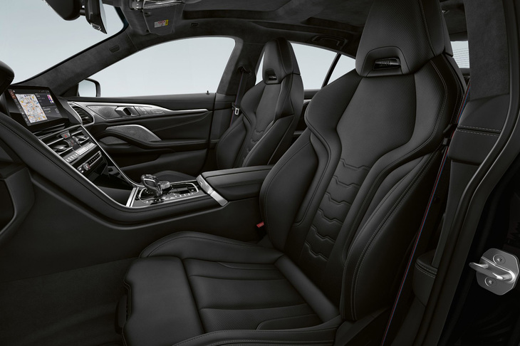 「Mスポーツシート」は、ブラックの「エクステンデッドレザーメリノ」で仕立てられている。