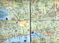 へんろみち保存協会の地図。ものすごい情報量に満ちている。入手方法などの詳細はhttp://www.iyohenro.jp/へ。