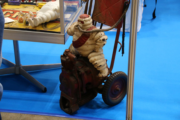 ミシュランタイヤのブース