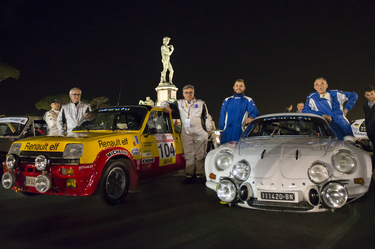 2015年にフィレンツェ郊外で開催されたレッジェッロ・ラリーで。