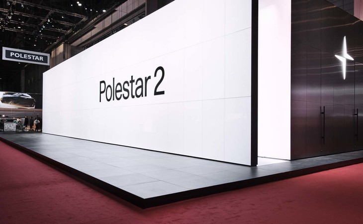 ジュネーブモーターショー2019のポールスターブース。