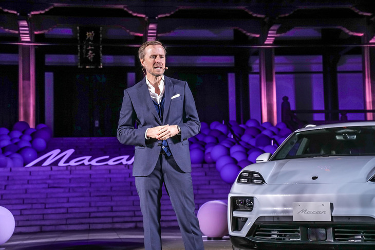 ポルシェAG東アジア担当マネージャーのセバスチャン・ホーゼル氏。