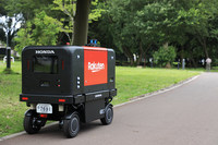 ホンダが楽天と共同で自動配送サービスの実証実験を開始の画像