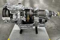 スバルの北本工場で製作される、「S：HEV」のトランスアクスル（のカットモデル）。変速機と動力分割機構、モーター／ジェネレーター、カップリング、リダクションギア、トランスファーなどをセットにしたもので、ハイブリッドシステムの核となるユニットだ。