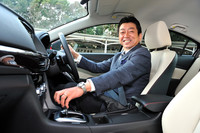 主査という仕事のキモを「最初に決めたことを、最後まで貫くこと」と語る梶山さん。円高などの逆境を「ラッキーだった」と言ってのける芯の強さも印象的だった。