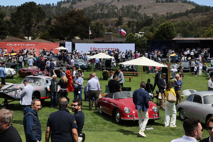 米カリフォルニア州の高級リゾートとして知られるモントレーでは、毎年8月中旬に自動車関連イベントが開催される。その数は大小合わせて20イベント以上ともいわれる。写真は「ザ・クエイル・ア・モータースポーツ・ギャザリング」の様子。