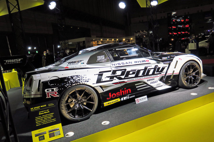 「ダンロップSP SPORT MAXX GT600」を装着した「TRUST GReddy 35RX SPEC-D」。