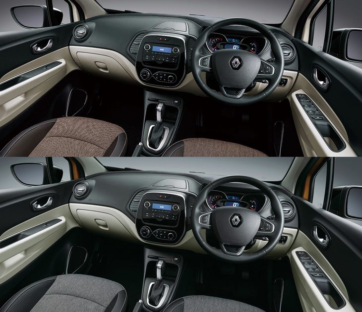 内装色はブラックとアイボリーのツートン。「インテンス」のシートにはボディーカラーに応じてブラウンとグレーの2色が用意される。