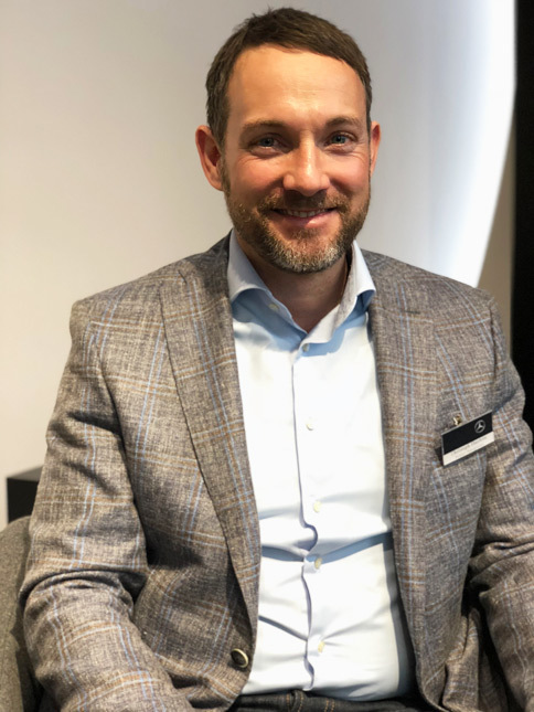 メルセデス・ベンツでコンパクトカーの開発を統括するクリストフ・エバライン氏。