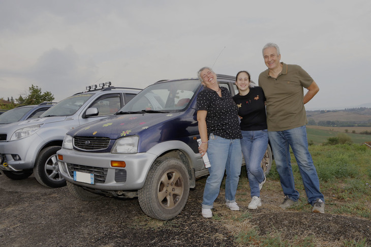 サンティネッリ一家の初代「テリオス」は、ドイツで新車販売された個体が、巡りめぐってイタリアにやってきたものだという。