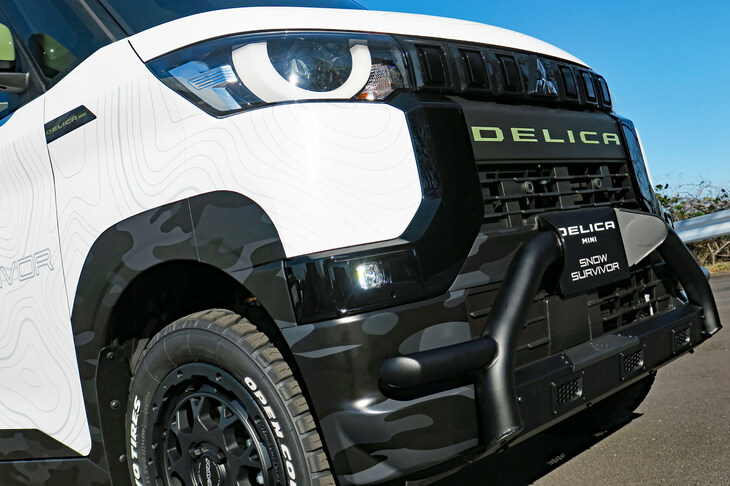 三菱デリカミニSNOW SURVIVOR（フロントマスク）