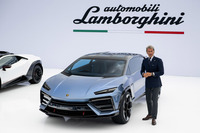 2023年8月にランボルギーニが米モントレーの自動車イベントで発表した「ランザドール」。2＋2のシートレイアウトを採用した電気自動車であった。