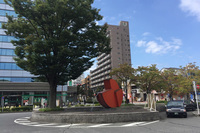 東久留米駅前のターミナル。