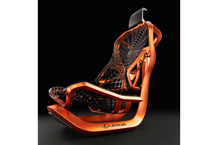 レクサスの「Kinetic Seat Concept（キネティックシートコンセプト）」。
