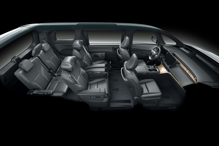 レクサスLM（3列シート6人乗りのシートレイアウト）