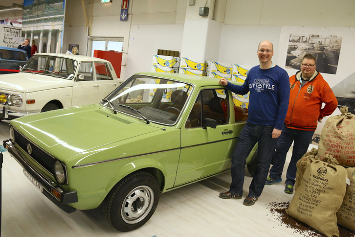 1978年生まれの初代「フォルクスワーゲン・ゴルフ」。新車当時、旧東ドイツに渡ったという数奇な運命をもつクルマである。