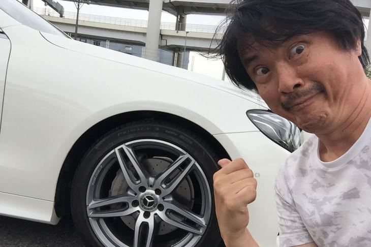 メルセデス・ベンツ車では、サイドウオールの硬さがしっかり感じられた。