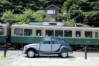 伊達軍曹のかつての愛車「シトロエン2CVチャールストン」。「夏場の日中以外は最高の街乗り乗用車。運転の基本を学べた気が」