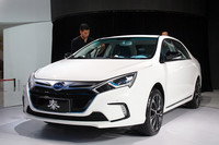 BYDの新世代プラグインハイブリッド「秦」。