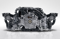 新しい3リッター水平対向6気筒ツインターボエンジンは、「911カレラS」で420psを生み出す。