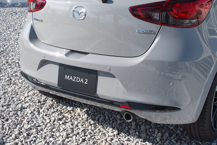 マツダ2 XDスポルト＋（海外仕様車のリアまわり）