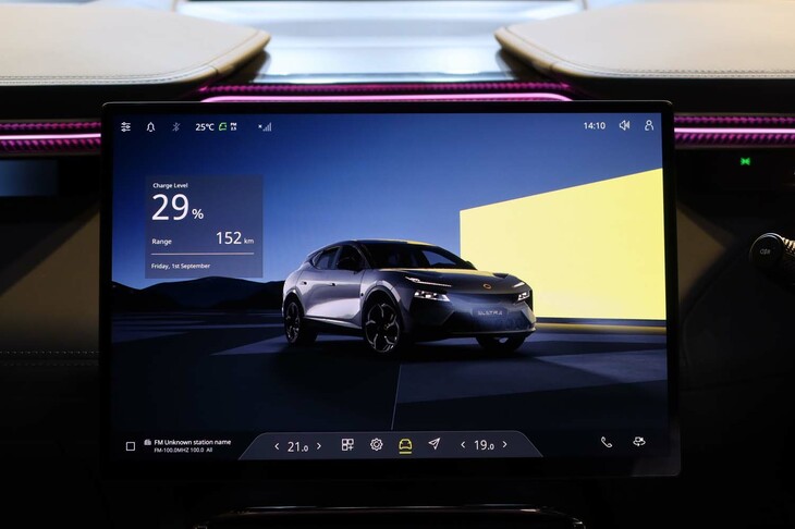 ロータス・エレトレR（センターディスプレイ）